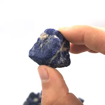 1pc Naturale Raw Blu Sodalite Pietra e i Cristalli di Quarzo, Roccia, Minerali Curative Acquario di Casa in Camera Decorazione della pietra preziosa Energia