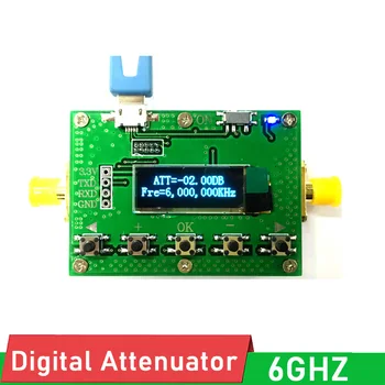 6Ghz RF Digitale Attenuatore 30DB step di 0.25 DB display OLED Pogrammable Modulo Attenuatore