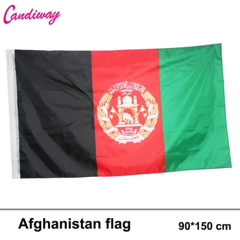 Afghanistan Bandiera 3x5 ft Banner Afgano Afghani a Kabul 90*150cm Appeso Ufficio/Attività/parata/Festival/Decorazione della Casa Nuova moda
