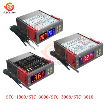 STC-1000 STC-3000 3008 3018 220V 10A Regolatore di Temperatura Digitale Termoregolatore Raffreddamento Riscaldamento Termostato Incubatore 12V 24V