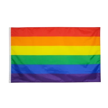 Xiangying 90x150cm Arcobaleno LGBT Pride Flag