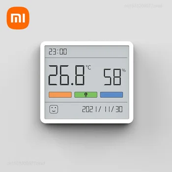 Xiaomi Duka Atuman Digitale LCD Interna Comoda Sensore di Temperatura Misuratore di Umidità Orologio Elettronico Termometro Igrometro Misuratore
